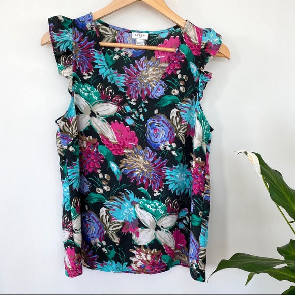 J. Crew Tops - J. Crew floral print top